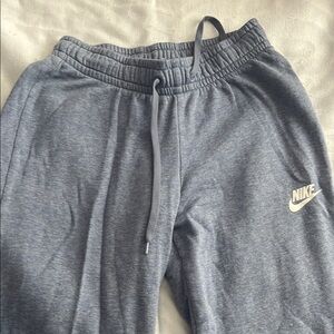 Nike purple blue Sweatpants Elastic Waistband Soft Cotton Blend